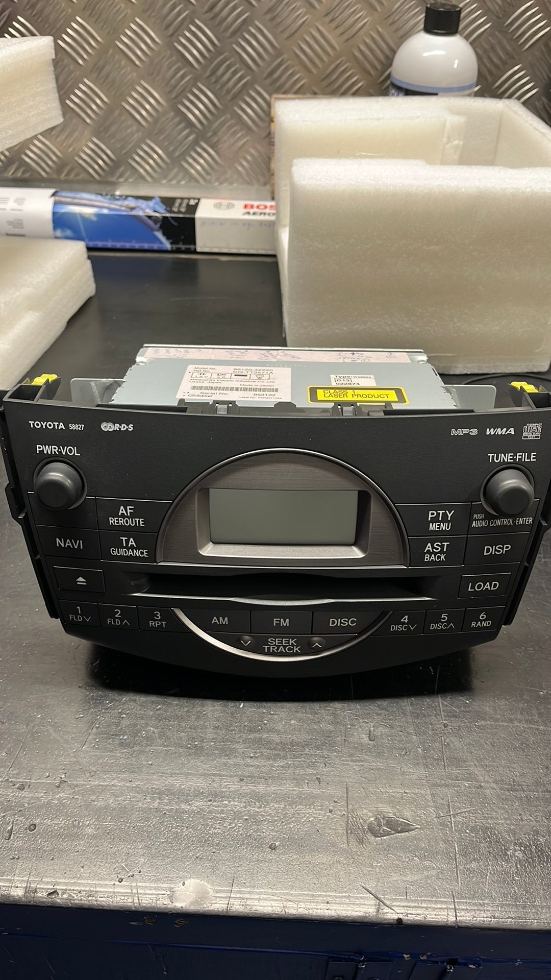 Originele Toyota Rav autoradio met navigatie, Auto diversen, Autonavigatie, Ophalen of Verzenden, Gebruikt