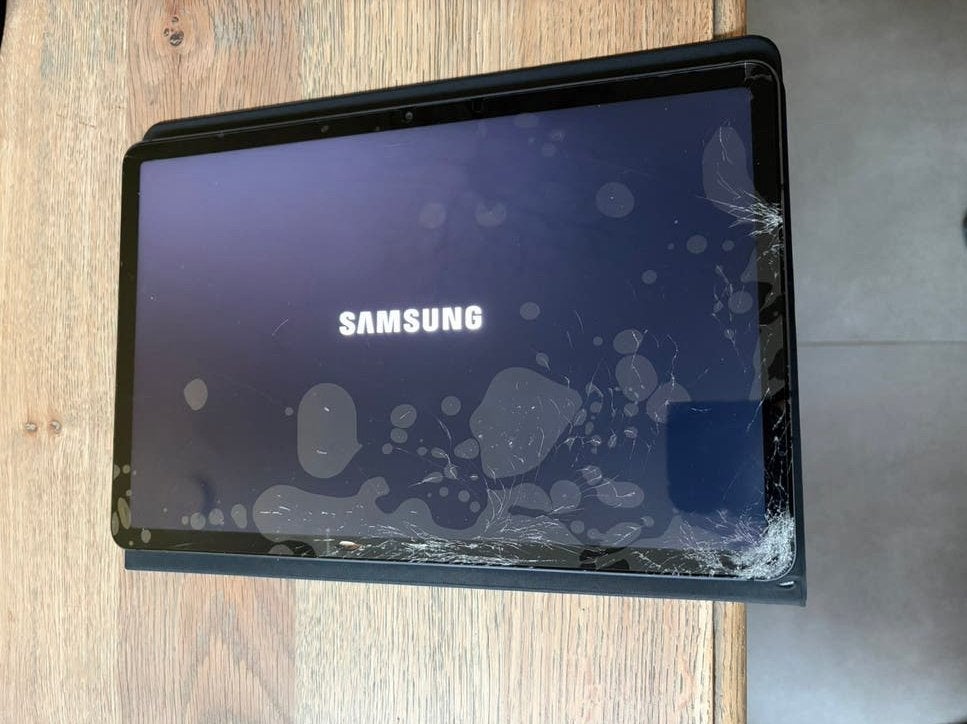 Samsung Tab S7 128GB (scherm gebarsten), Computers en Software, Android Tablets, SM-T870, Gebruikt, 11 inch, Ophalen of Verzenden