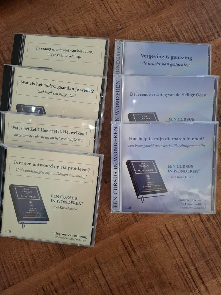 Een Cursus in Wonderen CD-set - Koos Janson, Ophalen of Verzenden, Koos Janson, Cd, Volwassene