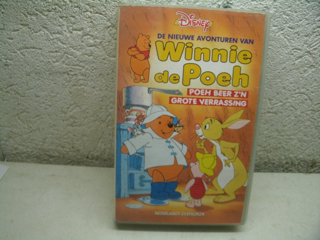 vhs 231a winnie de poeh beer z'n grote verrassing, Cd's en Dvd's, Alle leeftijden, Ophalen of Verzenden, Gebruikt