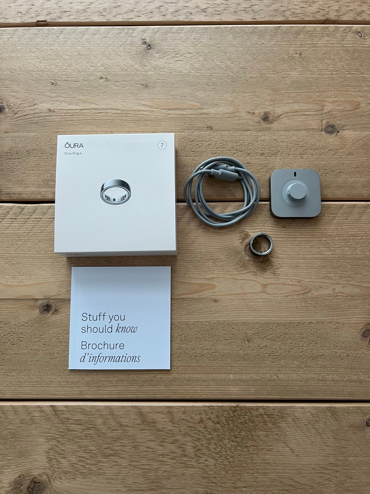 Oura Ring 4 Silver Maat 7 | Als nieuw!, Ophalen of Verzenden, Zo goed als nieuw, Zilver