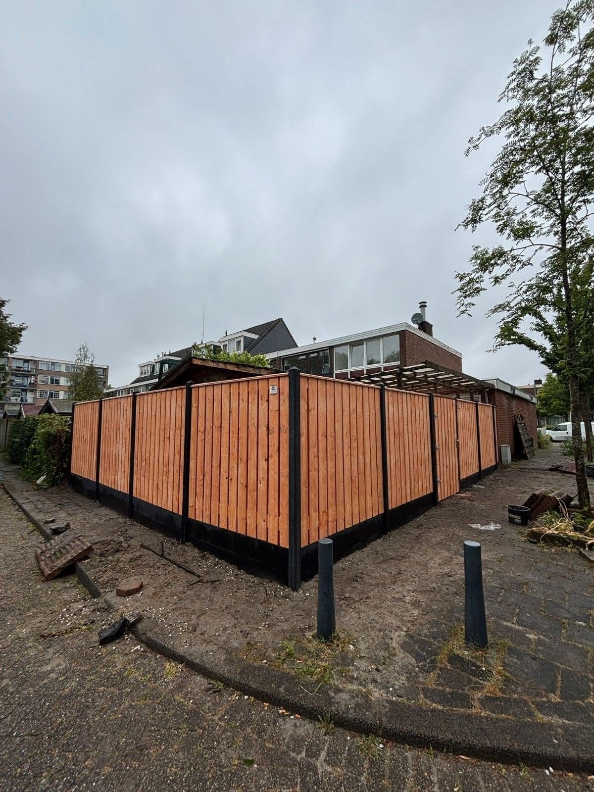 Schutting voordelig laten plaatsen, Ophalen of Verzenden, Nieuw, 6 meter of meer, 1 tot 2 meter