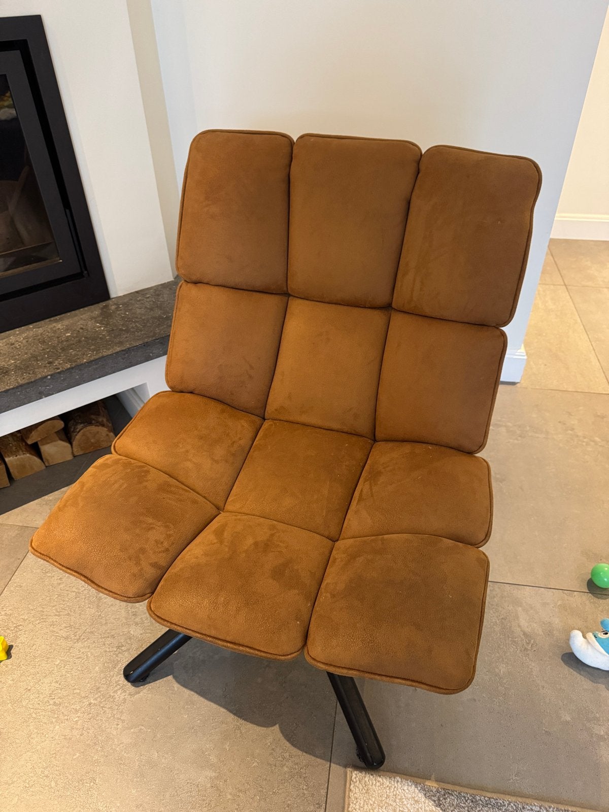 2x Comfortabele Bruine Stoelen - Zo goed als nieuw, Ophalen, Twee, Bruin, Zo goed als nieuw