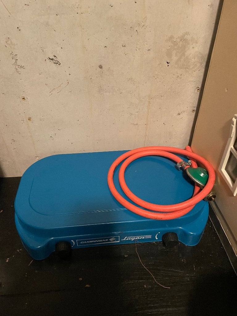 Camping gastel compleet met regelaar en slang, Ophalen, Gebruikt
