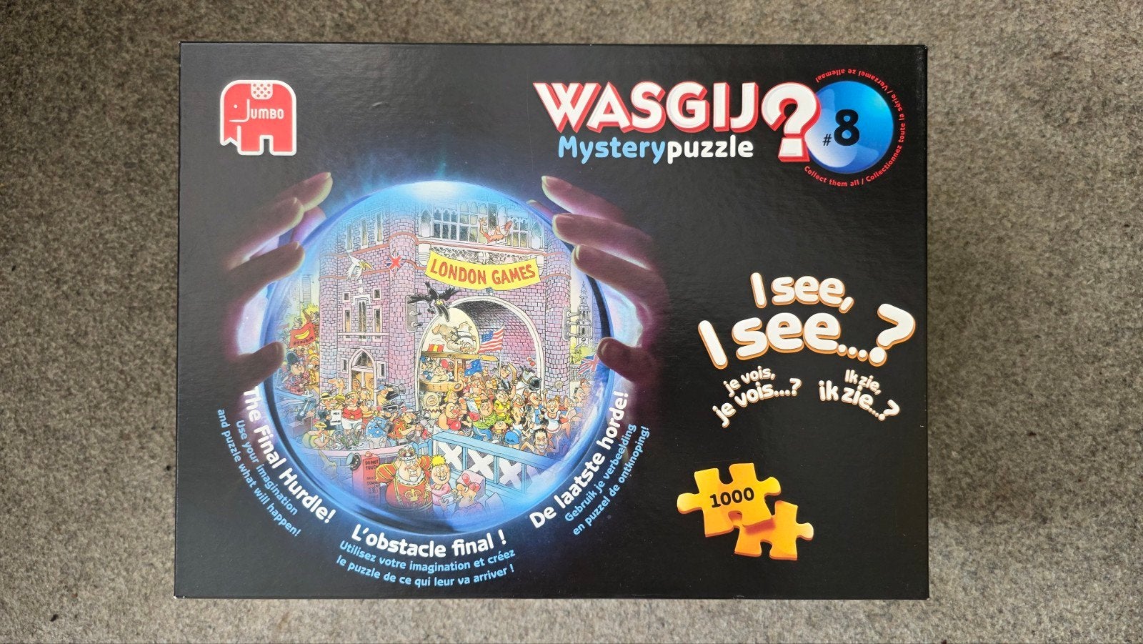 JUMBO WASGIJ PUZZEL, Hobby en Vrije tijd, Denksport en Puzzels, Ophalen, 500 t/m 1500 stukjes, Zo goed als nieuw