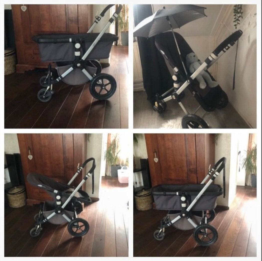 Bugaboo Cameleon Antraciet Bekleding Wandelwagen, Kinderen en Baby's, Kinderwagens en Combinaties, Ophalen, Zo goed als nieuw