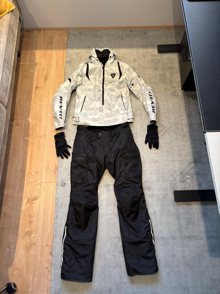 REV'IT! Compleet dames textiel motorpak 1x gedragen - maat M, Motoren, Kleding | Motorkleding, Ophalen, Tweedehands, Dames, Handschoenen
