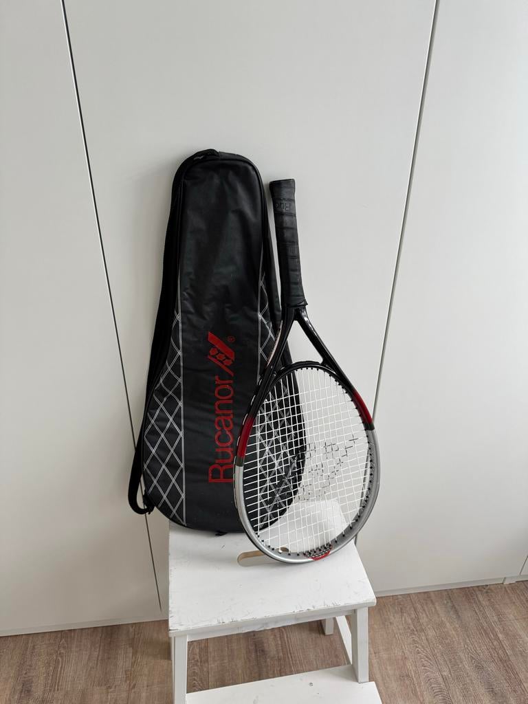 Rucanor tennisracket met orginele hoes, Ophalen of Verzenden, Gebruikt, Racket, Overige merken