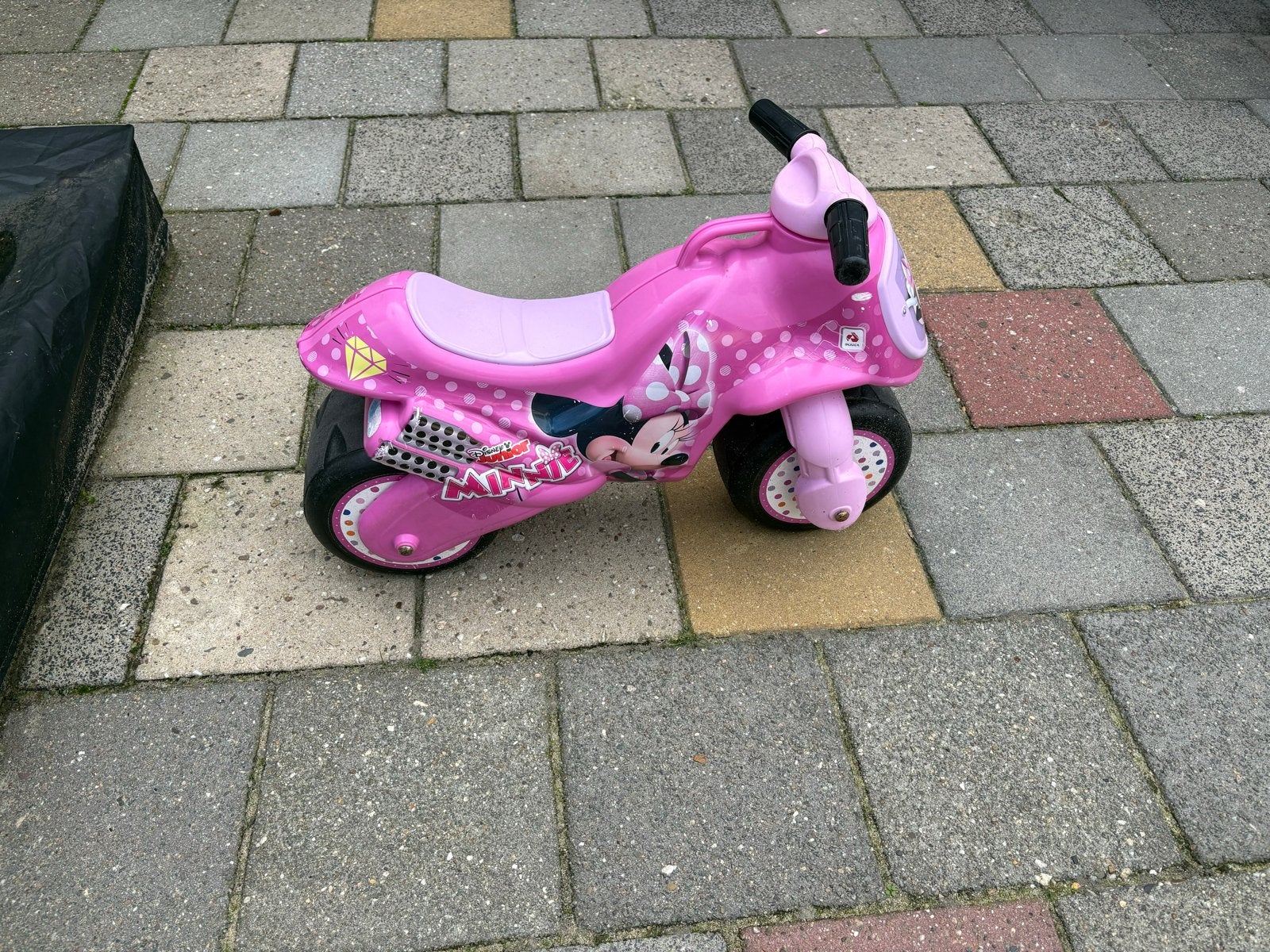 Roze loopmotor Minnie Mouse, Ophalen of Verzenden, Gebruikt, Loopfiets