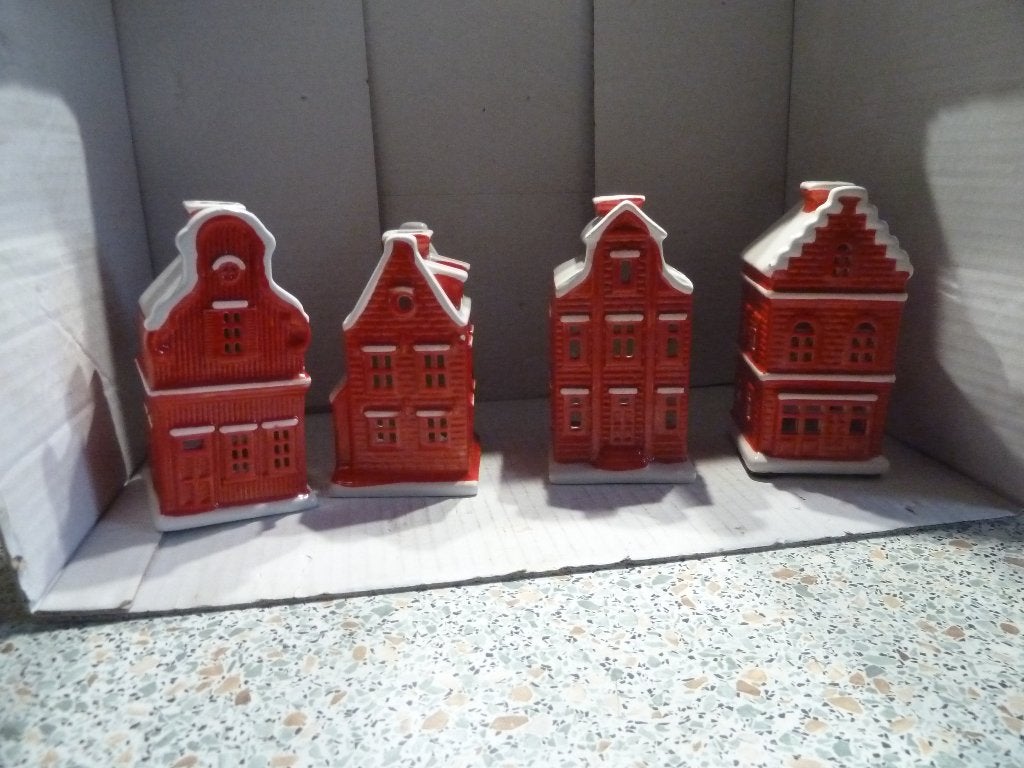 Hollandse huisjes postcode loterij, zie omschrijving, Diversen, Kerst, Ophalen of Verzenden, Zo goed als nieuw