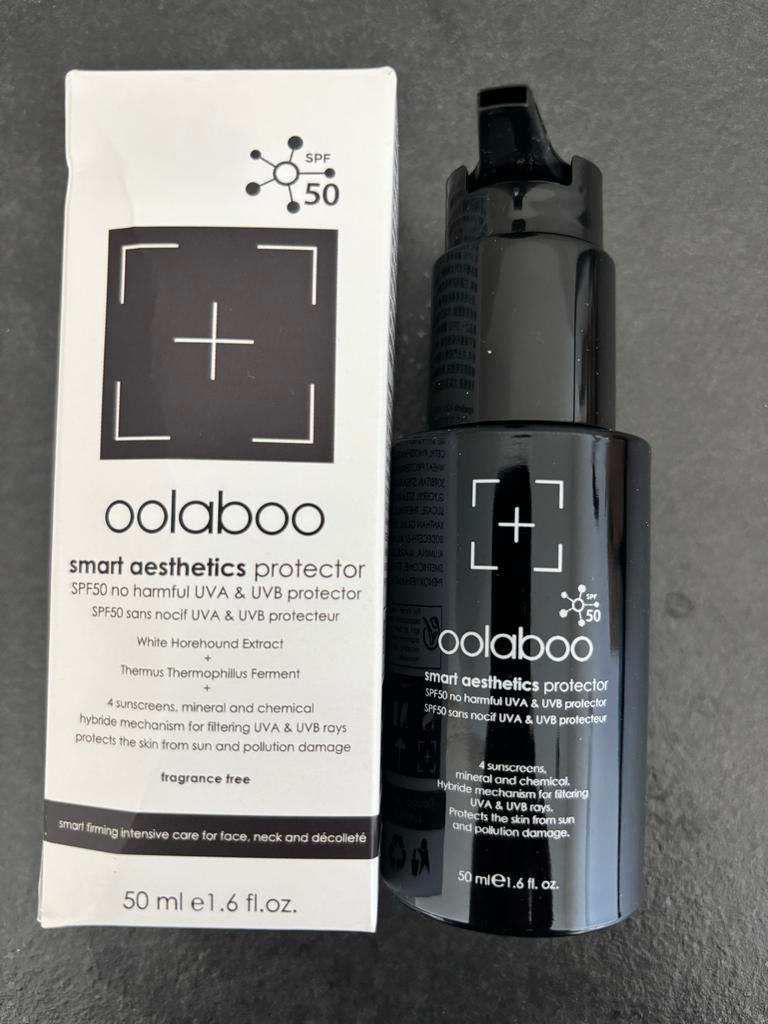 Oolaboo Smart Aesthetics Protector SPF50, Ophalen of Verzenden, Nieuw, Gehele gezicht, Verzorging