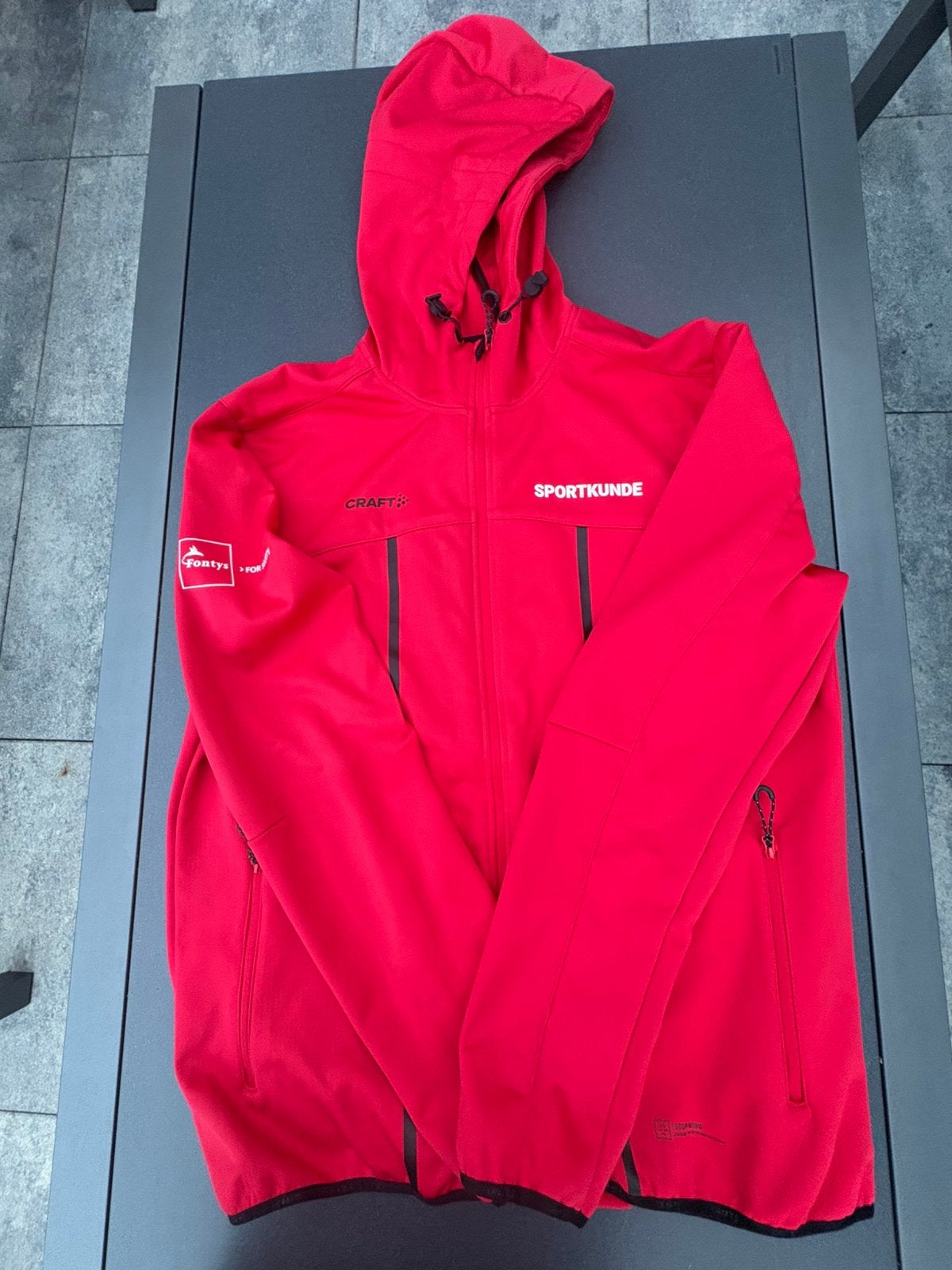 Craft jas fontys sportkunde, Ophalen of Verzenden, Nieuw, Maat 52/54 (L), Rood