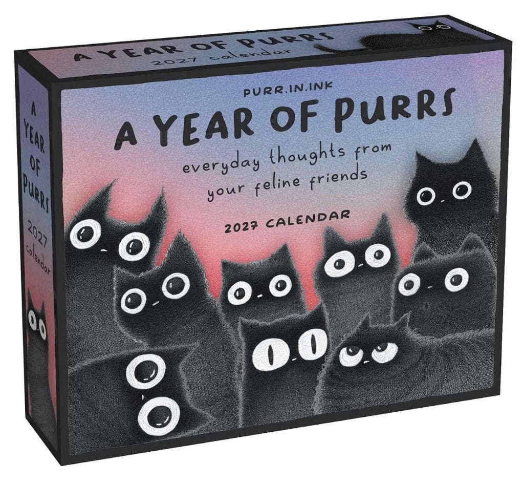 A Year of Purrs 2027 - Katten Scheurkalender  GRATIS BEZORGD