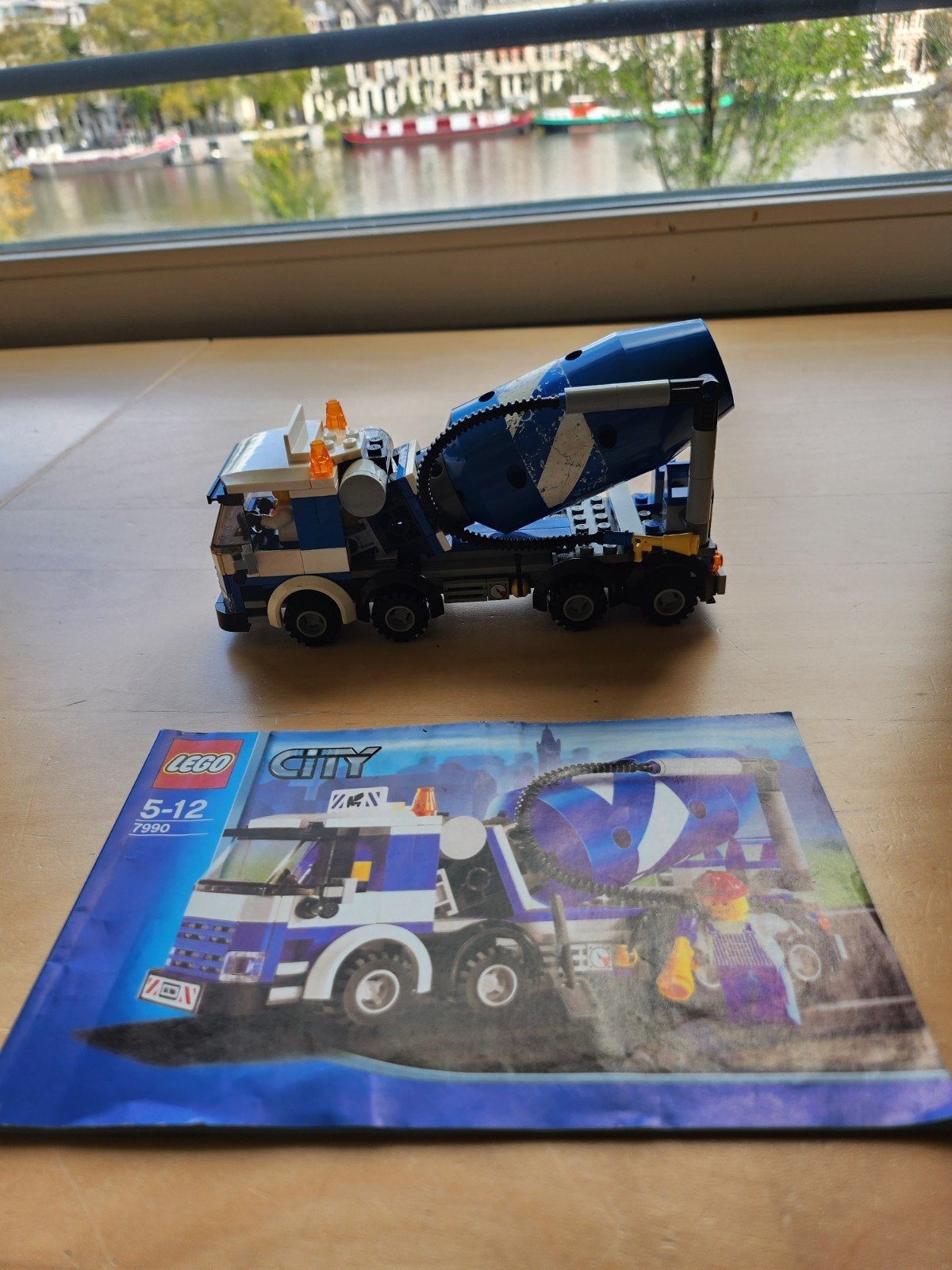 LEGO City 7990 Cementmixer - Compleet met instructieboekje, Ophalen of Verzenden, Gebruikt, Overige merken