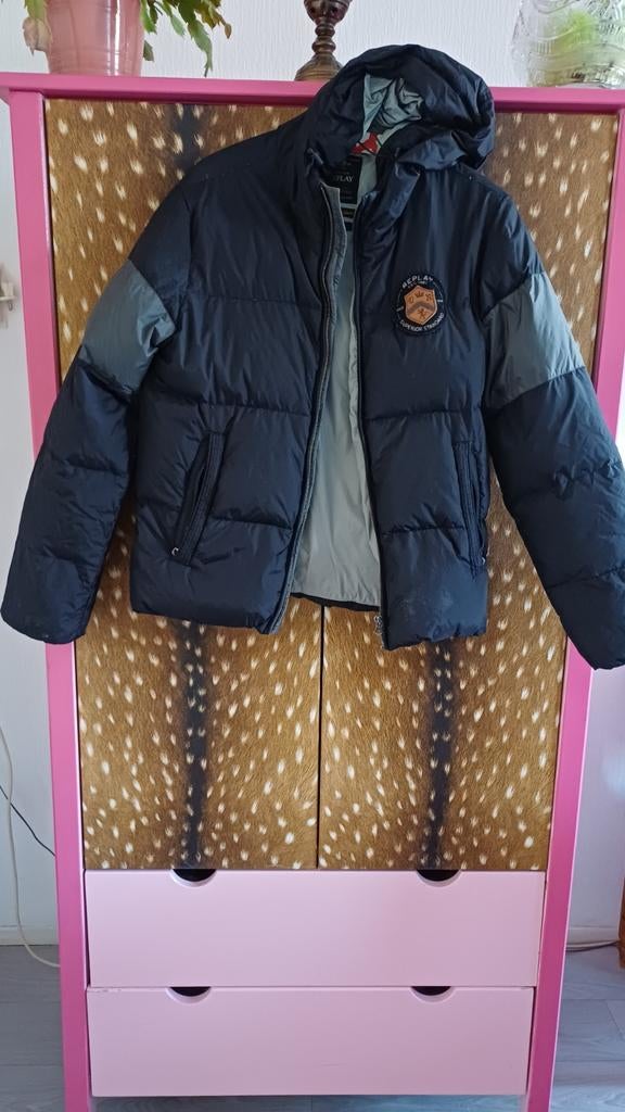 Heren replay winterjas, Kleding | Heren, Jassen | Winter, Ophalen, Zo goed als nieuw, Maat 46 (S) of kleiner
