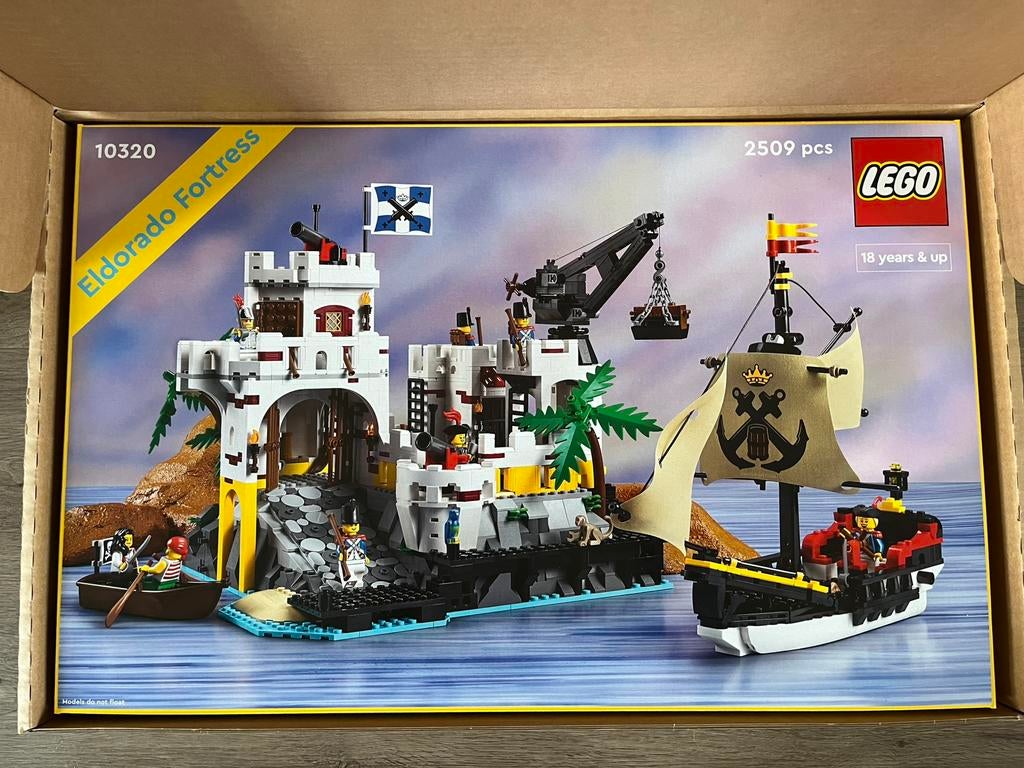 Lego pirates 10320 Eldorado fortress nieuw sealed, Kinderen en Baby's, Speelgoed | Duplo en Lego, Lego, Nieuw, Complete set, Ongeopend/sealed