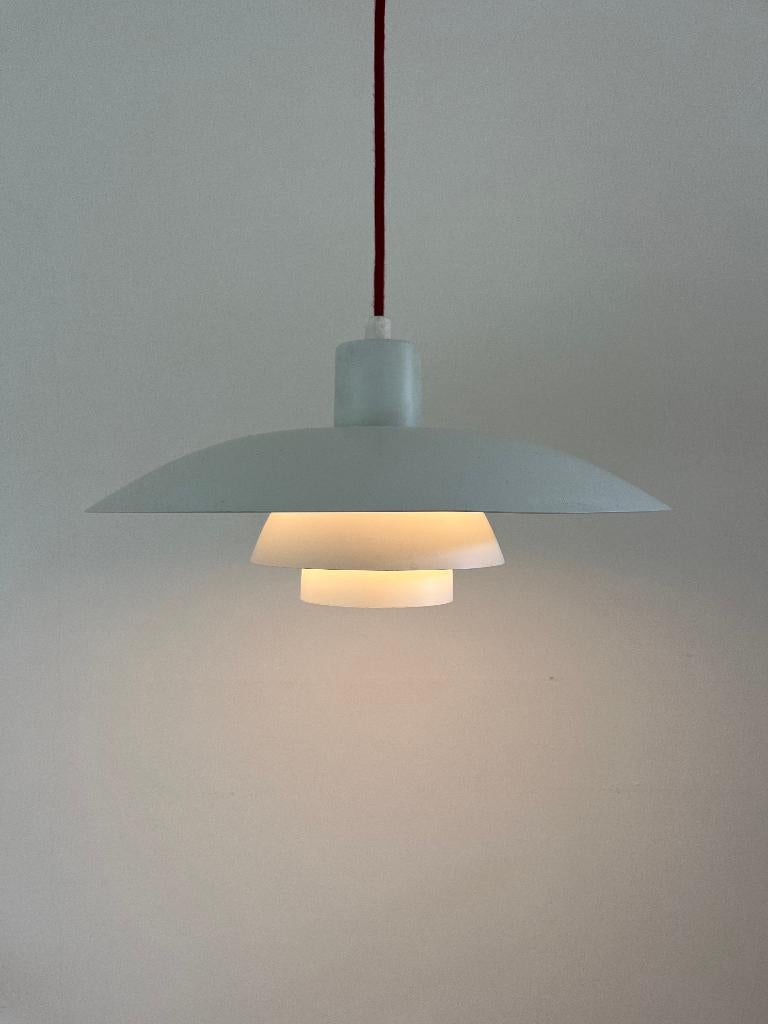 Vintage Louis Poulsen PH4/3 + reflector - Poul Henningsen, Huis en Inrichting, Lampen | Hanglampen, XXX, Ophalen of Verzenden