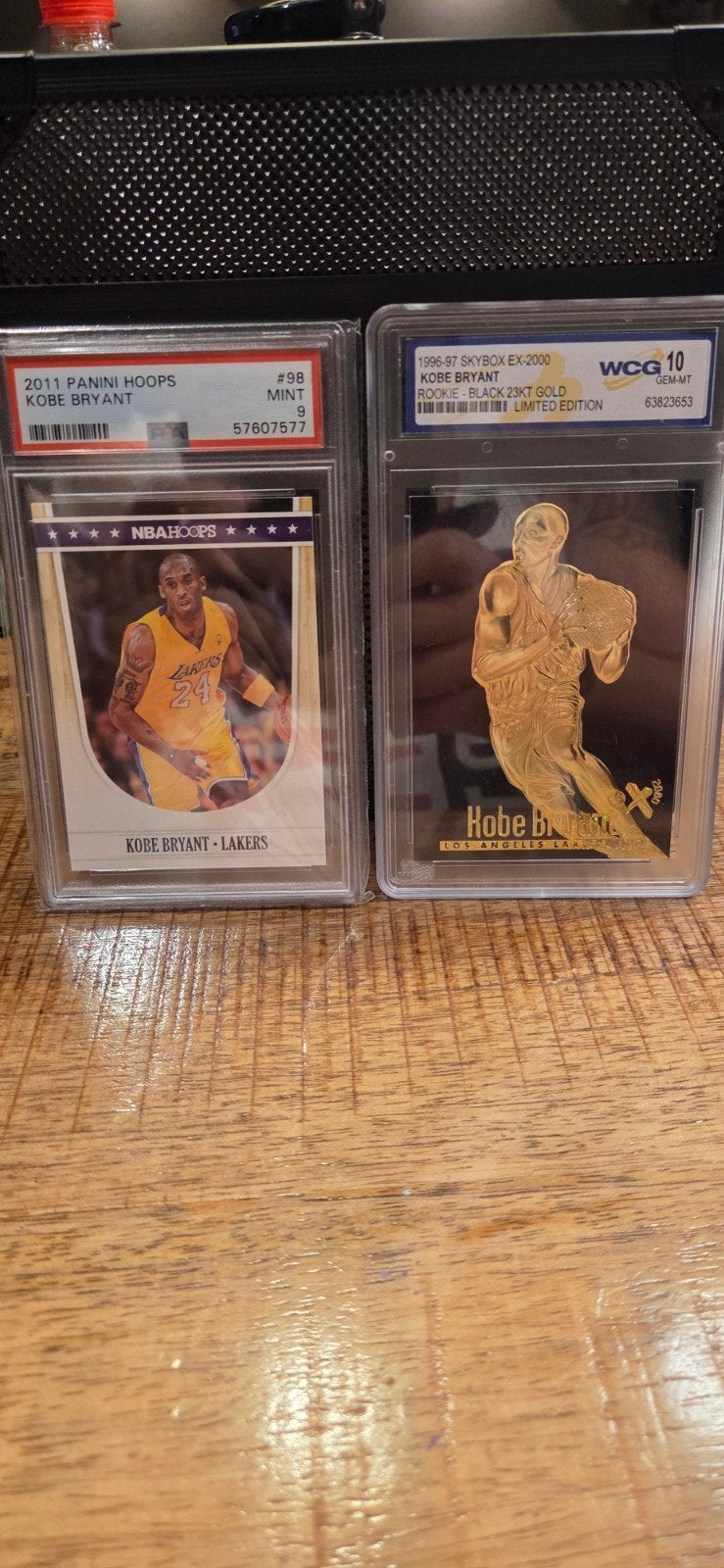 Kobe Bryant PSA 9 & WCG 10 Graded Kaarten, Verzamelen, Ophalen of Verzenden, Zo goed als nieuw, Overige sporten, Spelerskaart