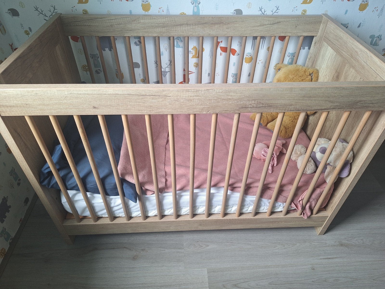 Kidsmill oldwood brent Commode, Ledikant, Bladver. plank, Kinderen en Baby's, Kinderkamer | Bedden, Ophalen, Zo goed als nieuw