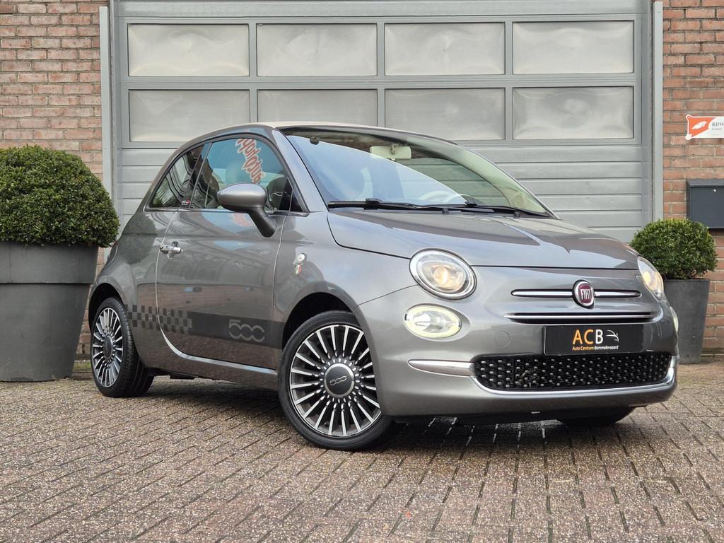 Fiat 500C 0.9 TwinAir Turbo Lounge Cabrio Cruise-Control, Stof, Gebruikt, Cabriolet, Origineel Nederlands