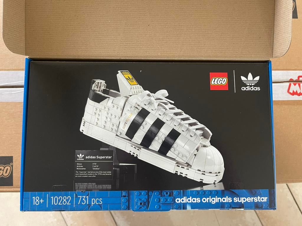 Lego Icons 10282 Adidas Originals Superstar, Kinderen en Baby's, Speelgoed | Duplo en Lego, Ophalen of Verzenden, Nieuw, Complete set