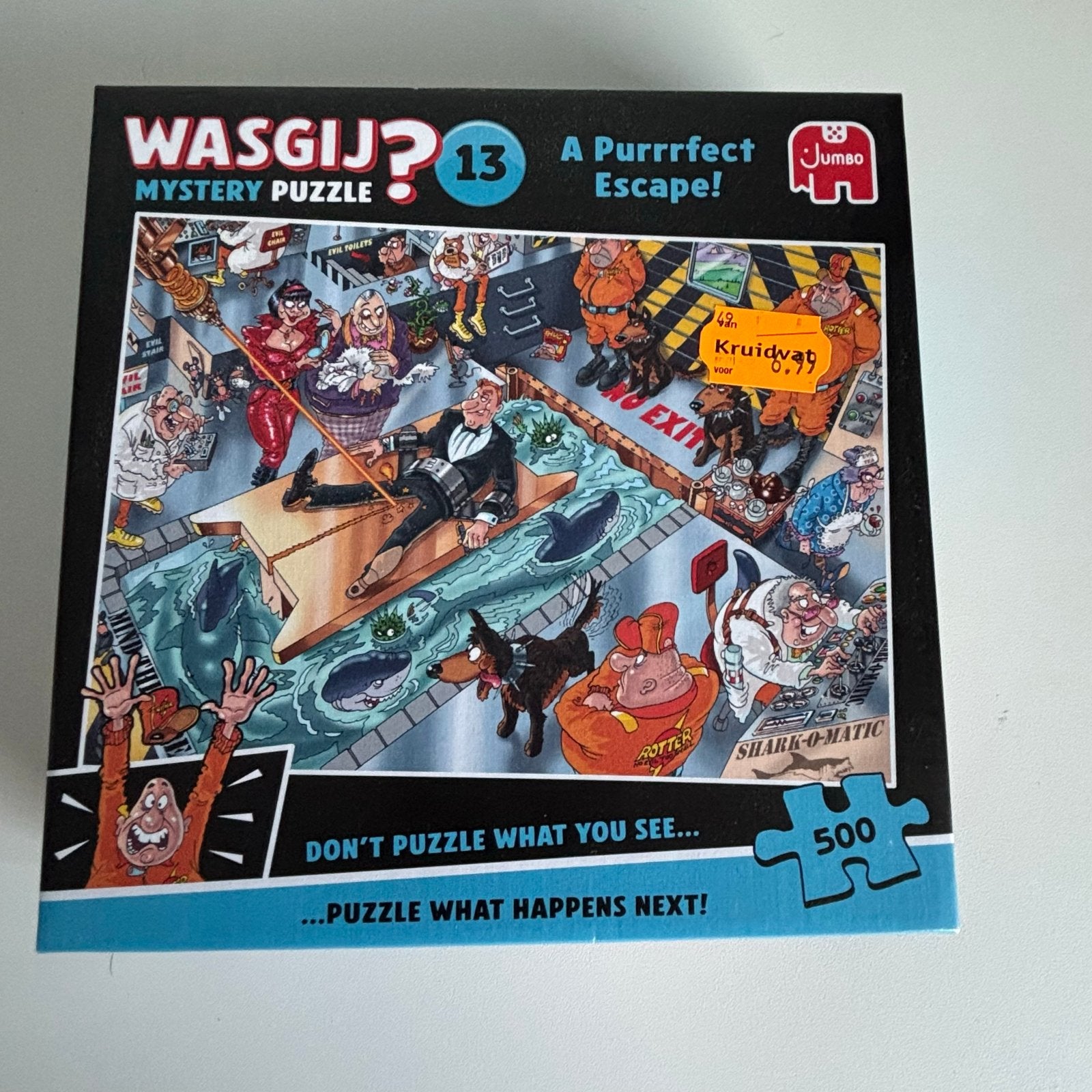 Wasgij? Mystery Puzzel 13: A Purrrfect Escape! (500 stukjes), Ophalen of Verzenden, 500 t/m 1500 stukjes, Nieuw, Legpuzzel