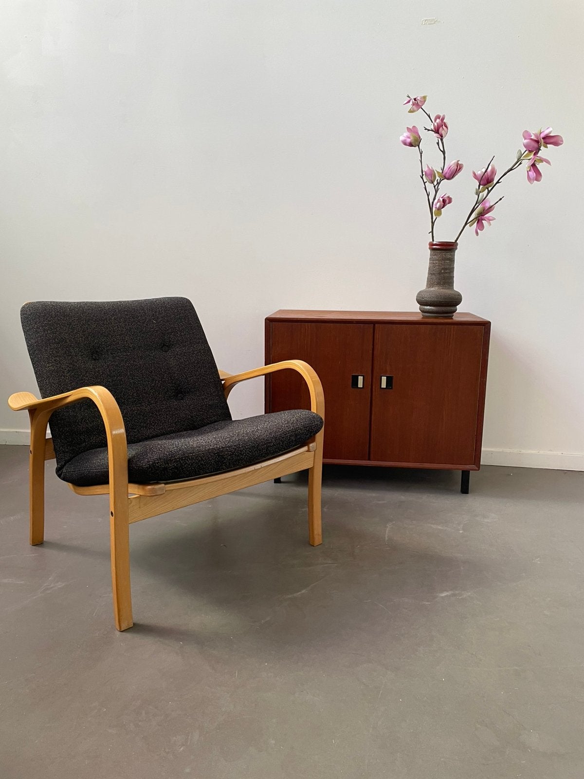 Swedese vintage fauteuil jaren 60 70 design, Ophalen, ., 2de hands, 75 tot 100 cm
