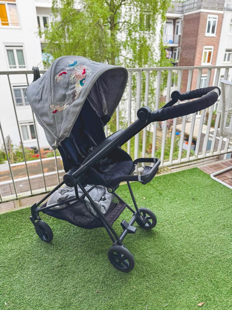 Cybex Mios 2-in-1 Koi Crystallized Mid Grey Kinderwagen, Gebruikt, Combiwagen, Met reiswieg, Ophalen