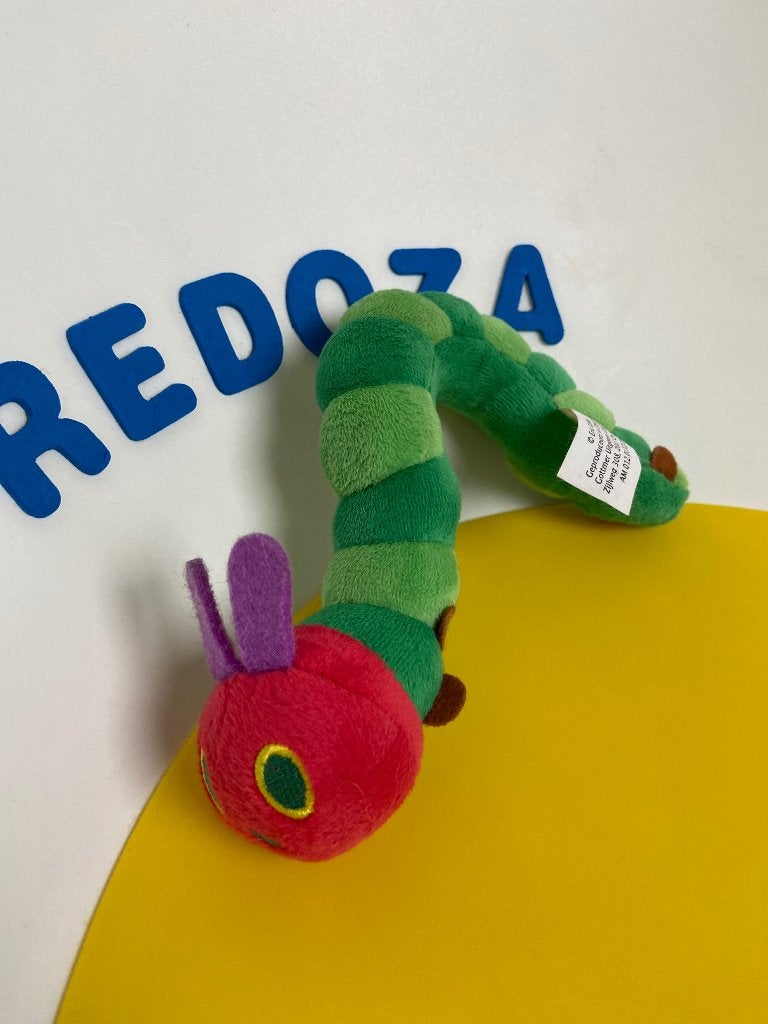 K2565 Eric Carle rupsje nooit genoeg, Kinderen en Baby's, Speelgoed | Knuffels en Pluche, Ophalen of Verzenden, Zo goed als nieuw