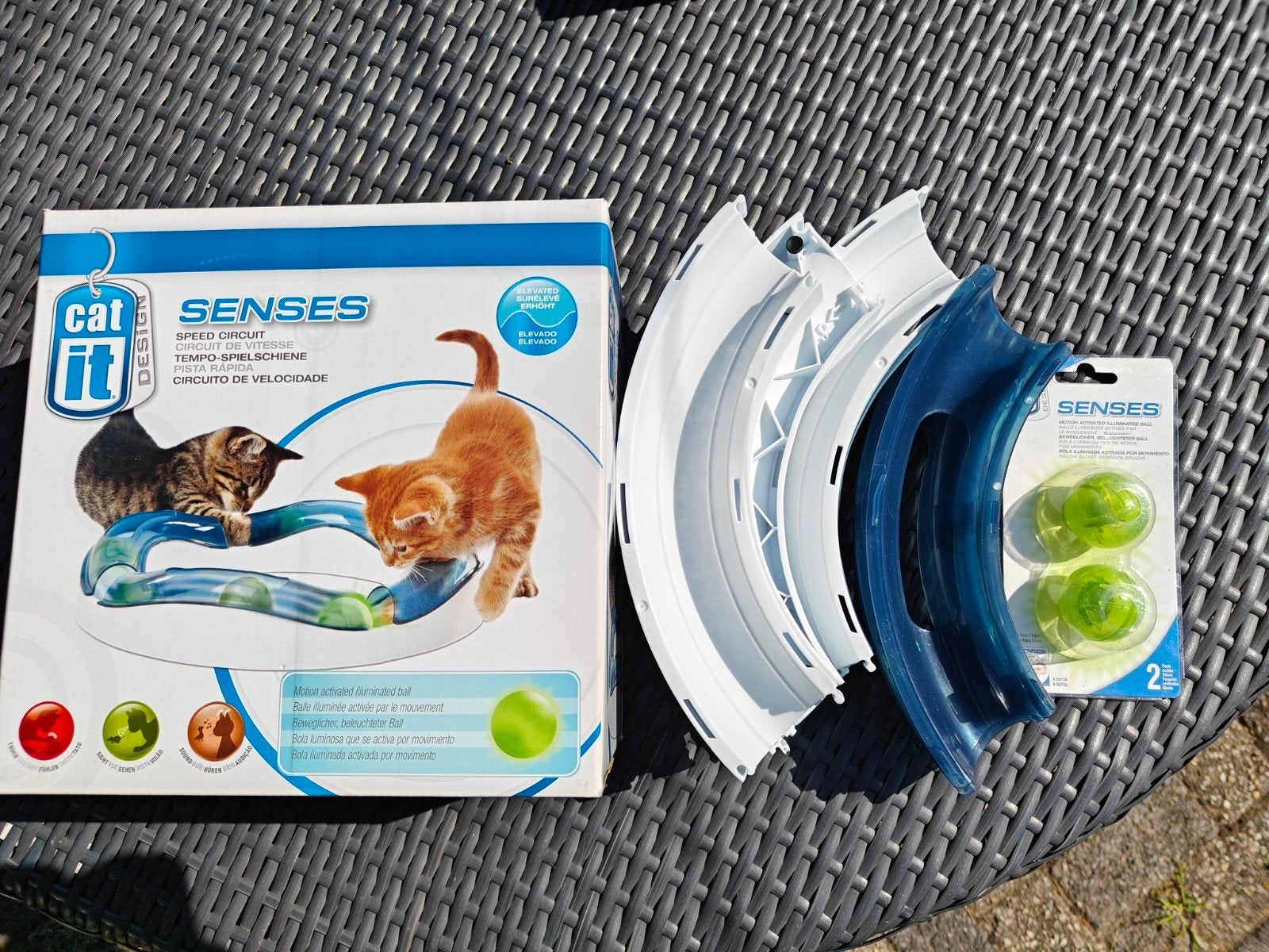 Catit Design Senses Tempo Speelrails dubbele set., Ophalen of Verzenden