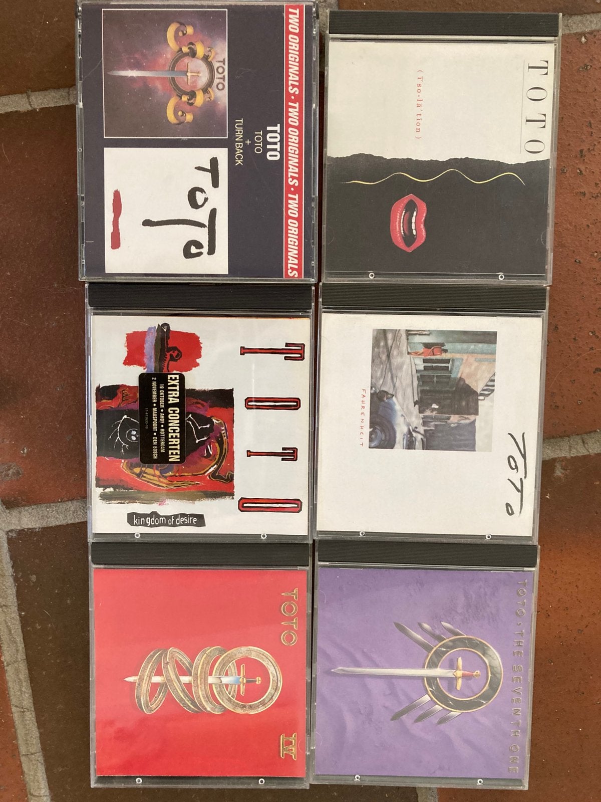Toto cd’s. 7 stuks, Ophalen, Zo goed als nieuw, Poprock