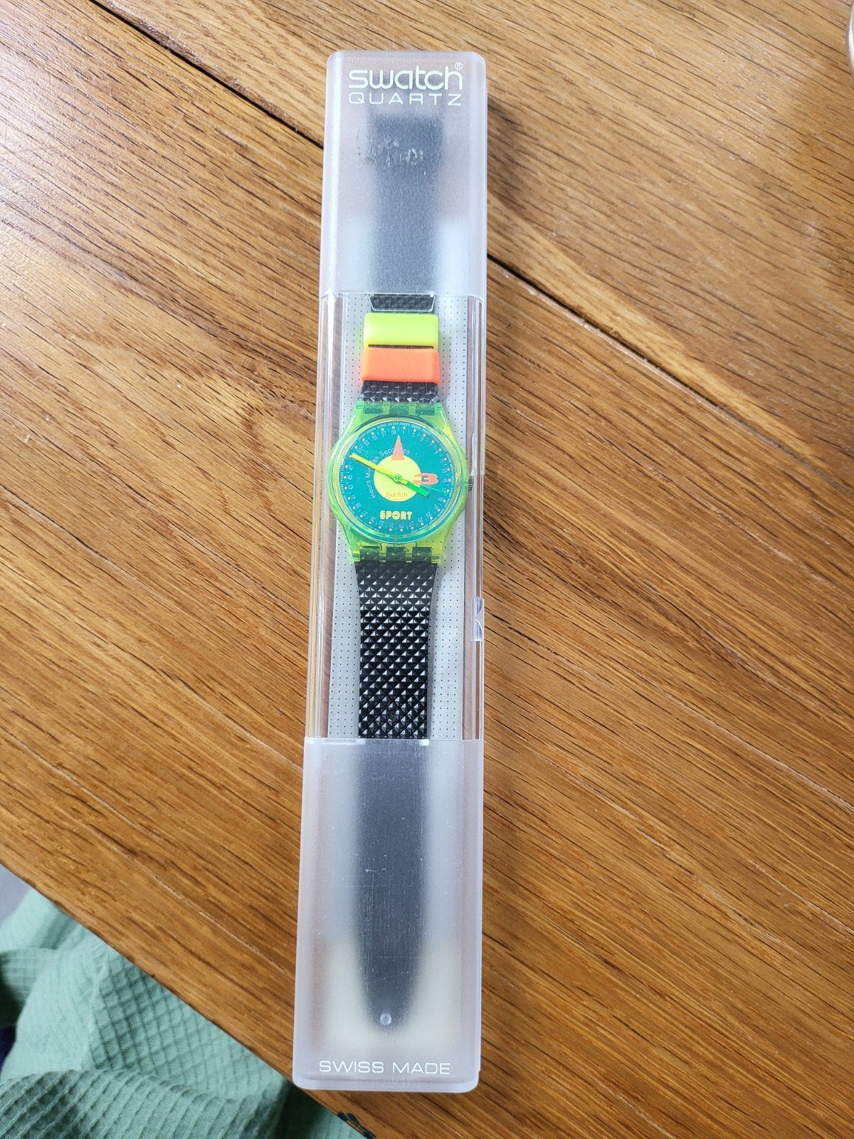 Vintage Swatch Sport Polshorloge, Ophalen of Verzenden, Kunststof, Kunststof, Swatch