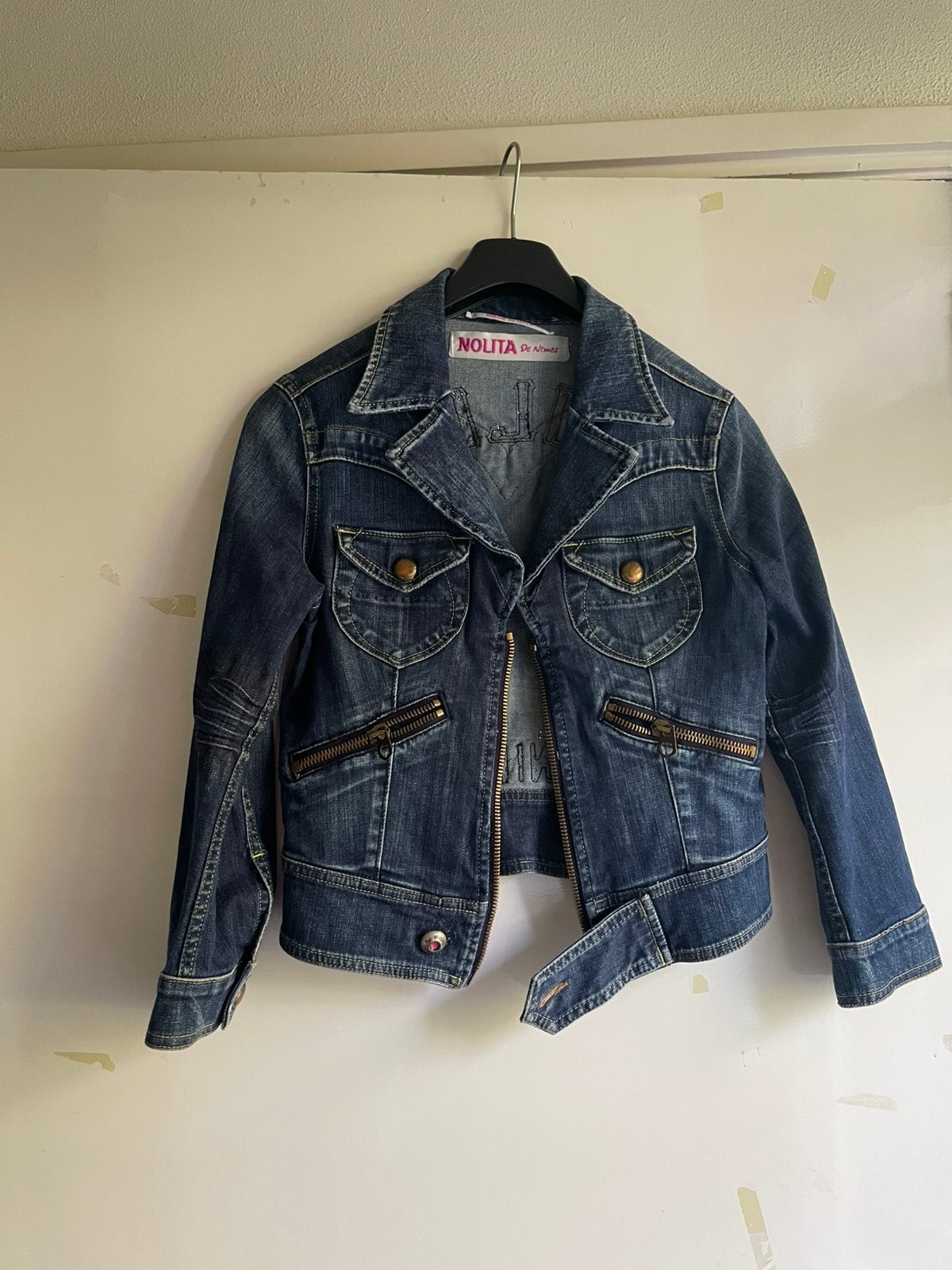 Nolita spijkerjas, Ophalen of Verzenden, Zo goed als nieuw, Maat 36 (S), Blauw