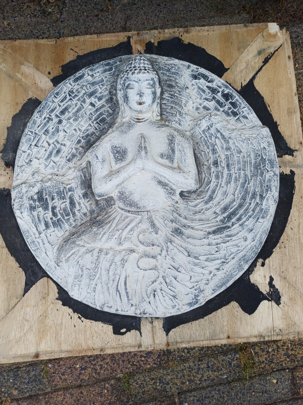 Budha  van steen, Tuin en Terras, Ophalen of Verzenden