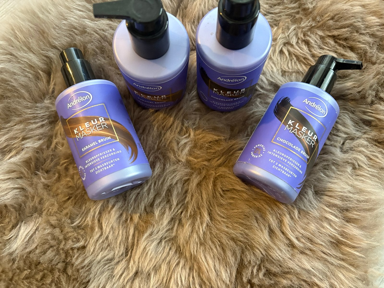 Andrélon Kleur Masker Karamel Bruin & Chocolade Bruin, Ophalen of Verzenden, Nieuw, Haarverzorger of -hersteller