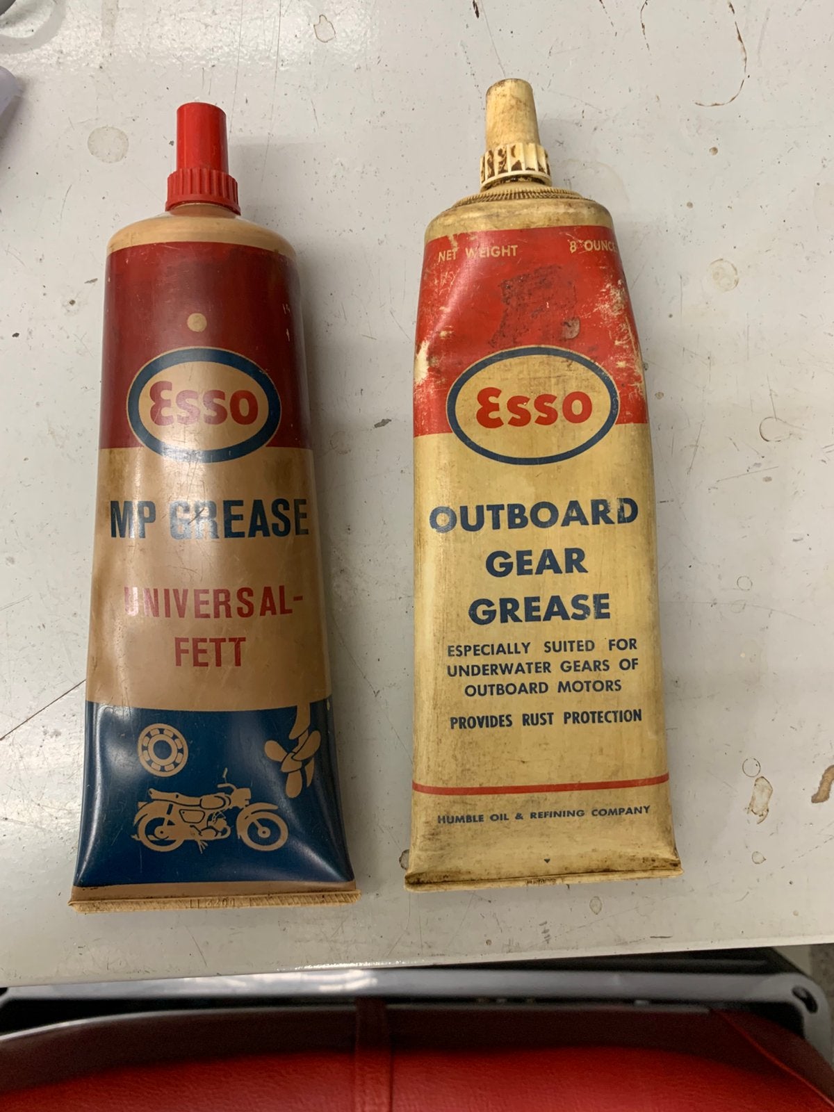 Oude Esso tubes voor de verzameling, Verzamelen, Merken en Reclamevoorwerpen, Ophalen of Verzenden, Gebruikt, Verpakking