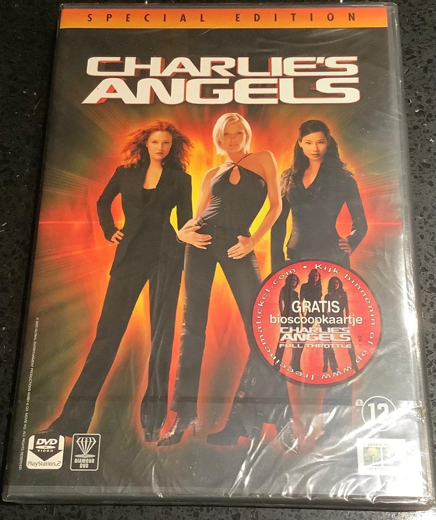 Charlie,s Angels Cameron Diaz dvd 2000 Nieuw., Vanaf 12 jaar, Ophalen of Verzenden, Nieuw in verpakking, Actie