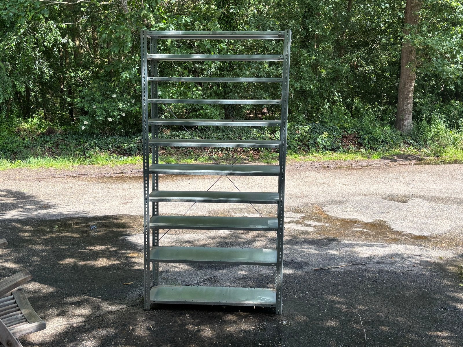 Gegalvaniseerde legplanken kast 200x100x30 cm, Ophalen, Zo goed als nieuw