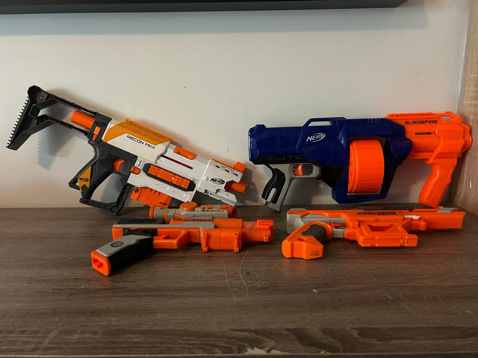 4 Nerf Pistolen - Diverse Modellen, Kinderen en Baby's, Ophalen, Gebruikt, Jongen of Meisje