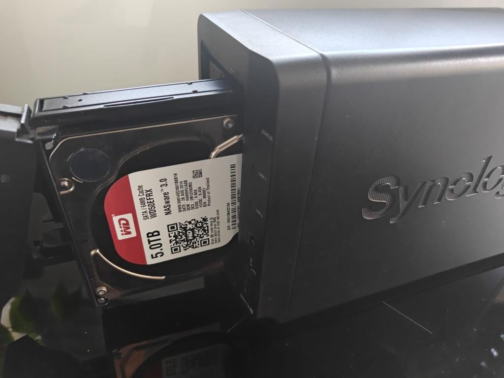 Synology DS718+ incl. 2x 5TB WD Red schijf, Ophalen, Gebruikt