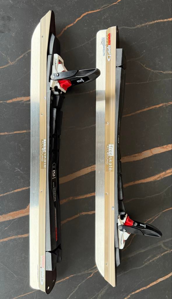 Salomon Free-Skate Allround PROLINK ijzers XL, Ophalen of Verzenden, Gebruikt, Overige typen, Overige merken