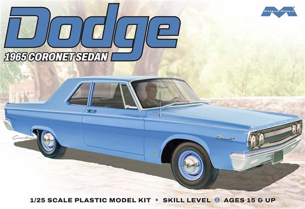 Bouwdoos 1965 Dodge Coronet Sedan Moebius, Overige merken, Auto, Groter dan 1:32, Nieuw