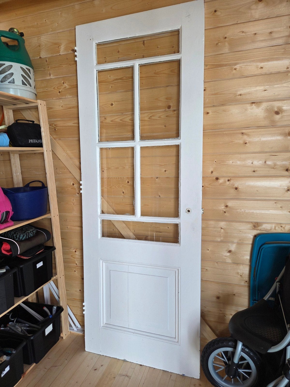Hardhouten Binnendeur, Ophalen, Gebruikt, Minder dan 80 cm, Binnendeur