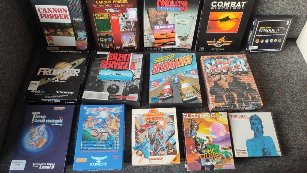 Amiga boxed games, Ophalen of Verzenden