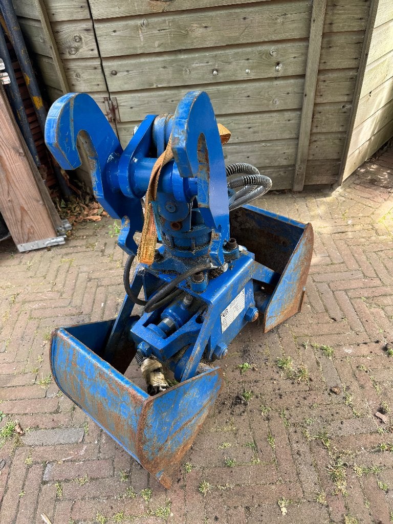 Knijperbak minigraver, Ophalen, Graafmachine