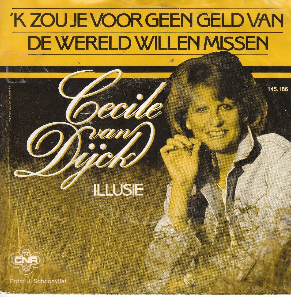 Cecile van Dijck wil je voor geen geld missen, Gebruikt, Verzenden, 7 inch, Nederlandstalig