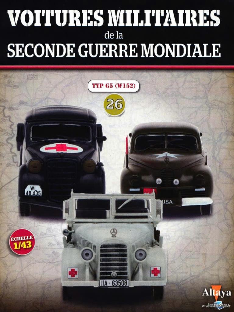 Mercedes Typ G5 W152 '38 1/43 VOITURES Militaires WO II # 26, Hobby en Vrije tijd, Verzenden, Nieuw, Auto, Overige merken