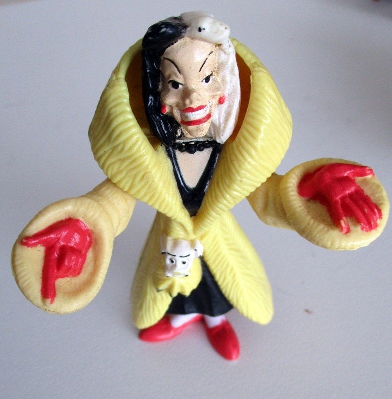 CRUELLA DE VIL 1991 Disney (Dalmatiërs), Verzenden, Overige figuren, Zo goed als nieuw, Beeldje of Figuurtje