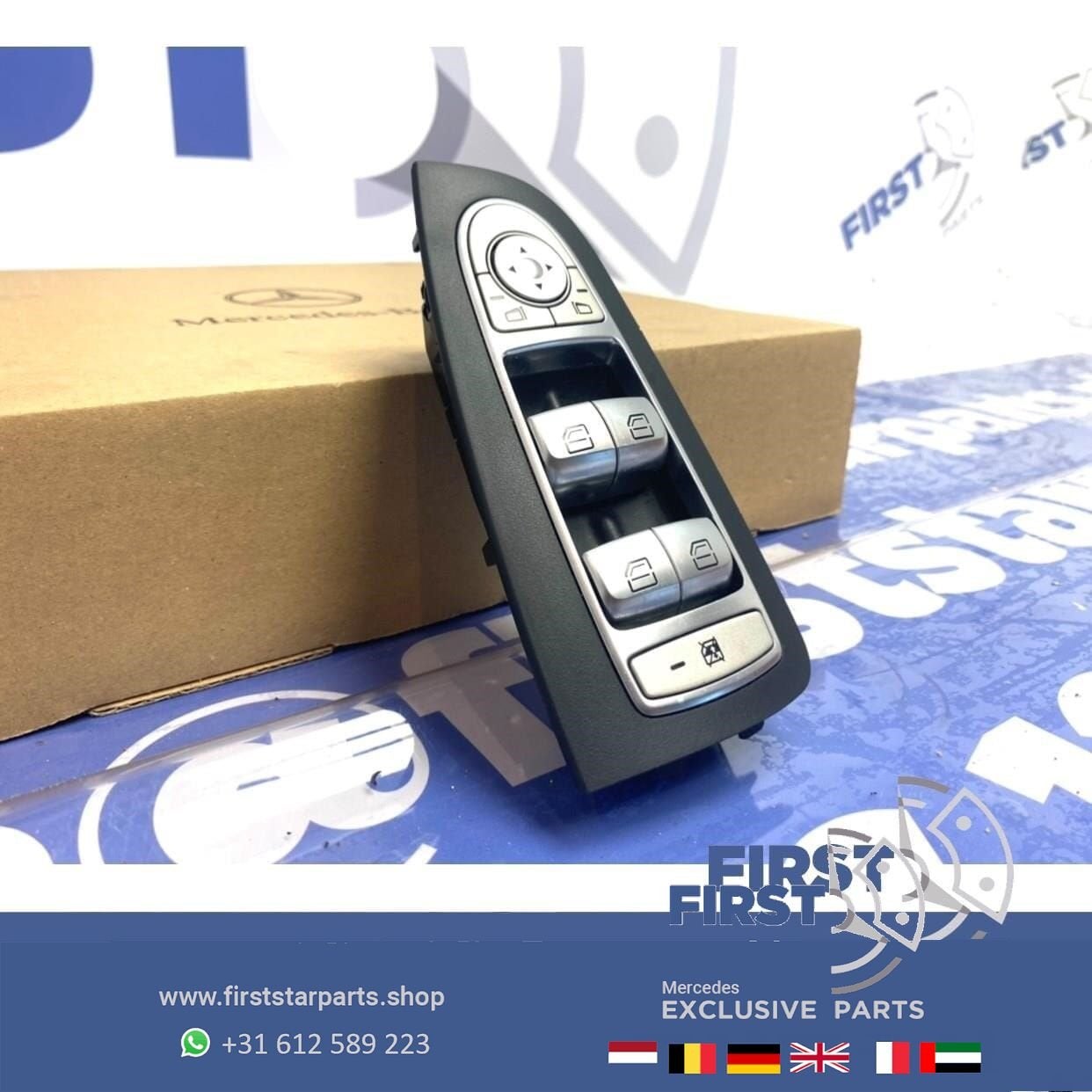 W205 W213 RAAM BEDIENING SCHAKELAAR Mercedes C + E Klasse 20, Auto-onderdelen, Dashboard en Schakelaars, Gebruikt, -, Ophalen of Verzenden