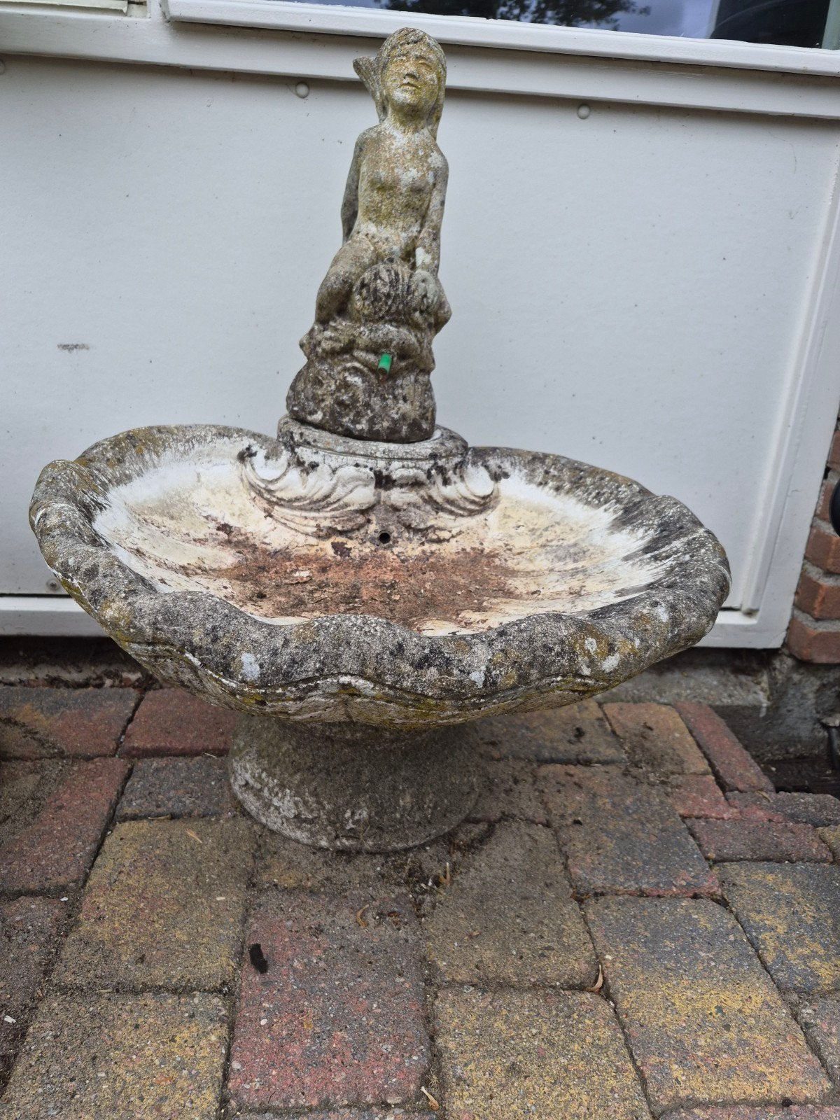 Tuin ornament, Ophalen, Gebruikt, Beton, Waterornament